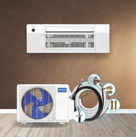 DIY ductless mini split MrCool air conditioner  mini-split single-zone for one room